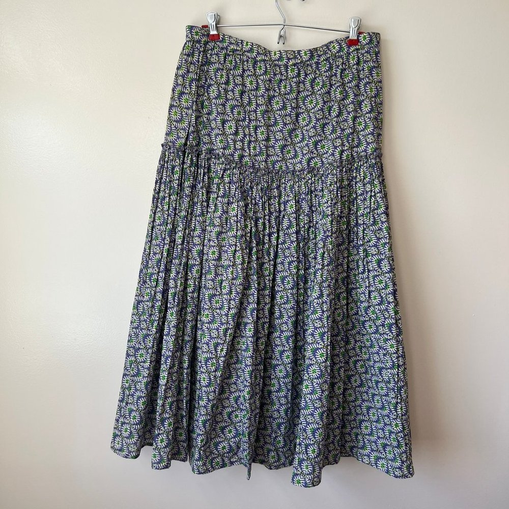 Coldwater Creek Boho Prairie Skirt